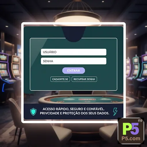 Faça login seguro no p5 com suporte humano - p5