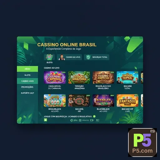 Pix no p5 com saque rápido na plataforma