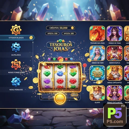 Tela com bônus de boas-vindas na p5